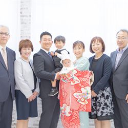 お宮参りの撮影写真
