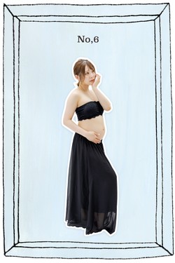 大阪扇町マタニティーフォトスタジオの無料スカート衣装006
