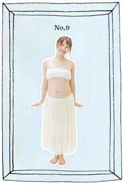大阪扇町マタニティーフォトスタジオの無料スカート衣装009
