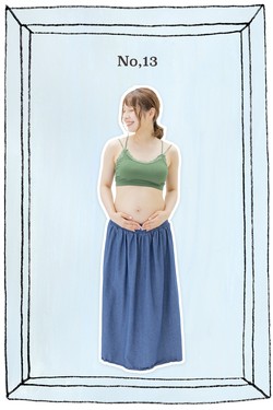 大阪扇町マタニティーフォトスタジオの無料スカート衣装013