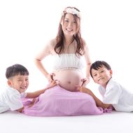 大阪扇町スタジオのマタニティフォト、妊婦撮影ギャラリー画像015